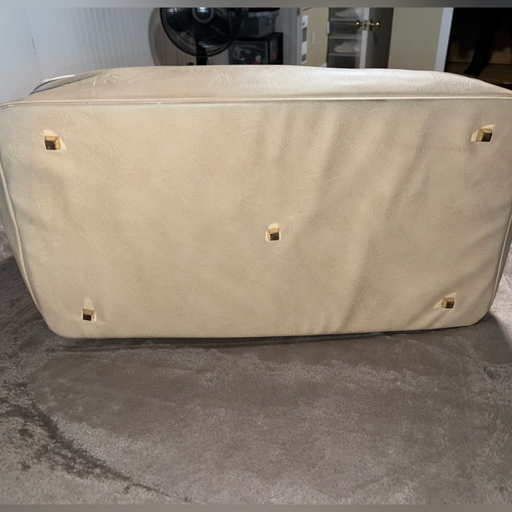 BEIS Cream Canvas Travel Tote Bag - Picture 3 of 9